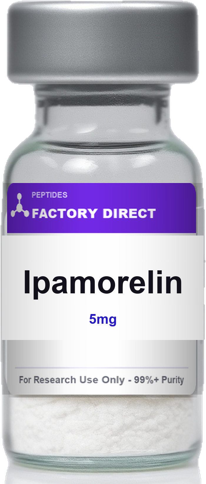 Ipamorelin research peptide vial